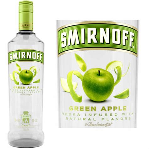 Smirnoff Green Apple Vodka 750ml Whisky Liquor Store