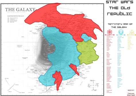 Swtor Territory Map Of The Galaxy Star Wars Sith Empire Map Star