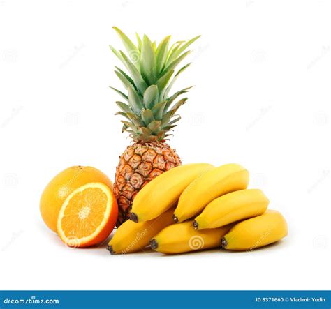 Bananas And Pineapple Stock Photo Image 8371660