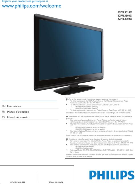 Philips Tv 40pfl4609 F7 Manual