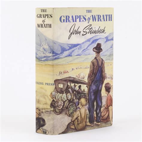 The Grapes Of Wrath By Steinbeck John Jonkers Rare Books