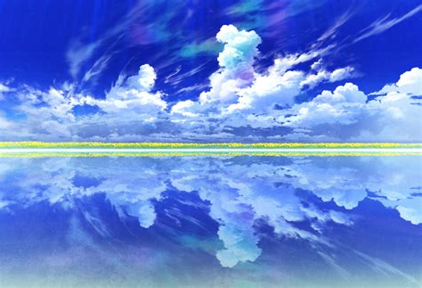 Experience The Magic Of Anime With Anime Sky Background 4k In Stunning Hd