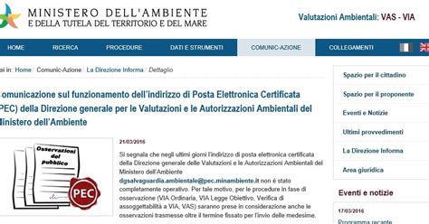 AVVISO: "Comunicazione sul funzionamento dell’indirizzo di Posta