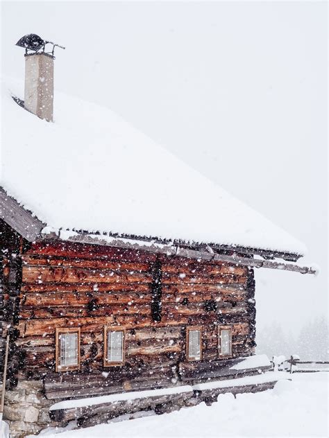Wallpaper Id 238156 A Side View Of A Snow Covered Ski Lodge Sdwiener