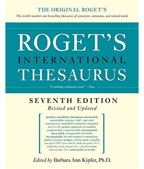 Roget's International Thesaurus: Buy Roget's International Thesaurus ...