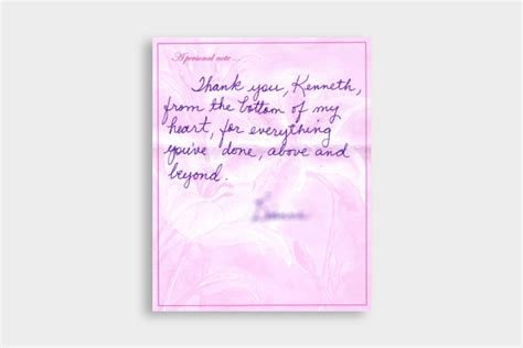 Funeral Thank You Speech Funeral Thank You Card Lilac Bouquet