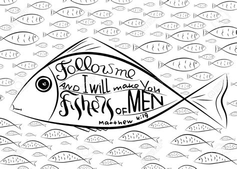 Fishers Of Men Bible Lettering Ichthys Is A Symbol Of Fish The