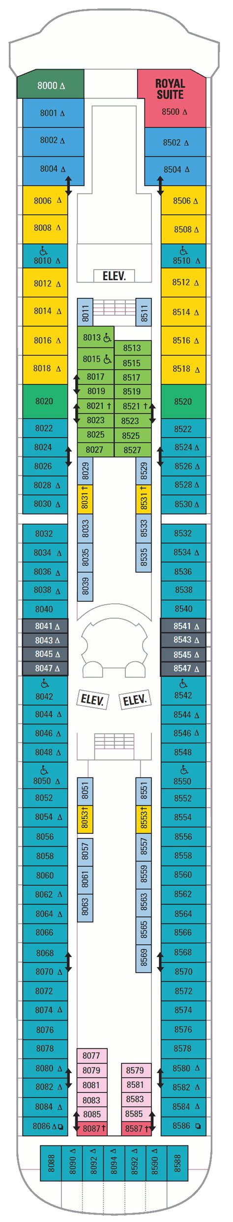45+ elegant Sammlung Vision Of The Seas Deck 8 : Deck 3 on Vision of