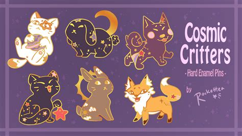 Cosmic Critters Kickstarter Link In Comments Pins