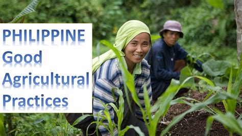 philippine good agricultural practices youtube