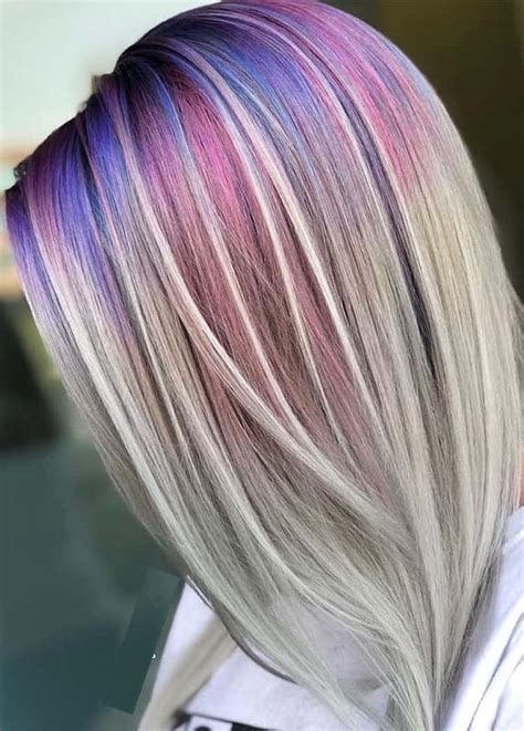 Pretty Unicorn Hair Color Shades For Ladies In 2019 Stylezco