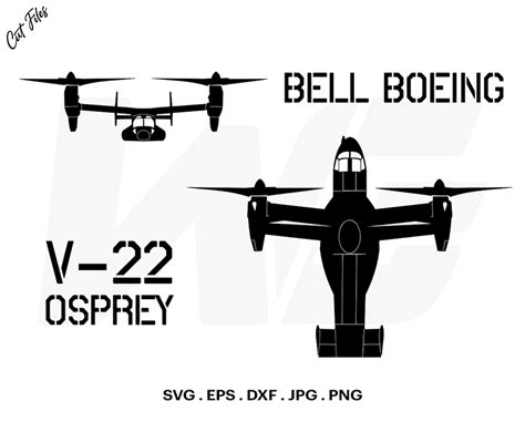 Osprey V22 Svg Osprey Plane Svg V 22 Osprey Vtol Aircraft Silhouette