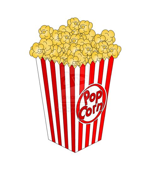 piece of popcorn clipart free images | Clip art, Colored popcorn, Popcorn shop