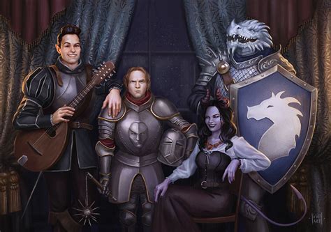 Artstation Dnd Party Commission