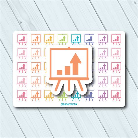 Presentation Stickers Planner Stickers Functional Icon Etsy Uk