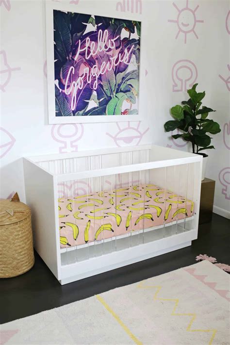 If you went all out and bought a premium wooden crib for your baby then the idea of an ugly white wall sticking out of it will make. Padded Crib Rail Cover DIY - A Beautiful Mess