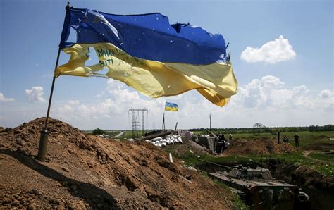 The national flag of ukraine features two equal horizontal bands of azure/blue (top) and golden yellow. Ukraine Has Reached a Debt Deal. Now What? | The Nation