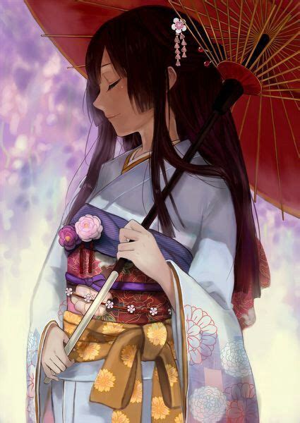 Ghim Trên Anime In Kimonos