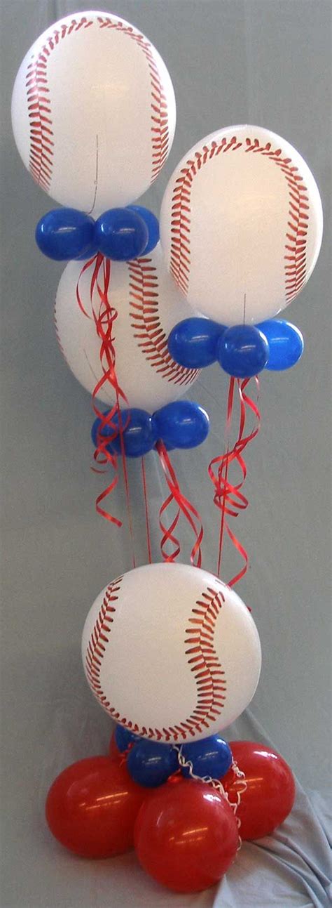Sports themed baby shower party supplies and decorations for boys,1 it's a boy rustic burlap banner,1 football helmet garland,country shower nursery favors and decor,natural baby boy room decor. Baseball Bubble Stack | Baseball Baby Shower Ideas for ...