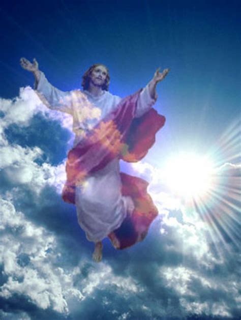 Image Of Jesus Christ In The Clouds Holy Pictures Of Jesus