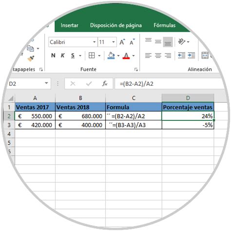 Formula Sacar Porcentaje En Excel Printable Templates Free