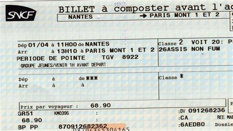 Obtenir mes billets de train commandés sur le site de la sncf. sncf billet Gallery