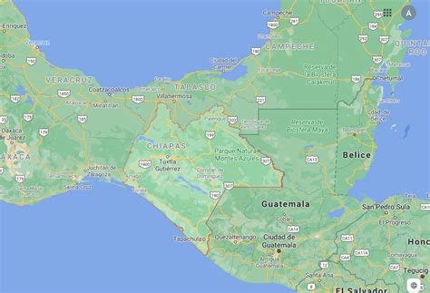 Mapa De Chiapas Con Municipios Estado De Chiapas México Mapastop
