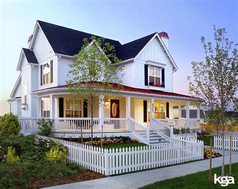 Traditional White Victorian Farmhouse By Kga Studio Architects Pc