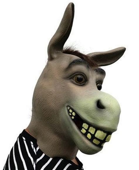 Donkey Mask From Shrek Etsy