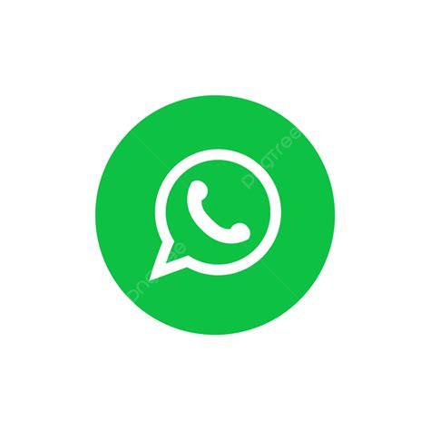 Whatsapp Ikon Media Sosial Desain Template Vektor Logo Whatsapp Ikon