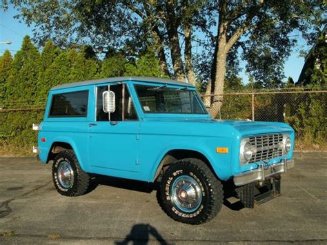 Sell Used Ford Bronco Early Ford Bronco In Wareham Massachusetts