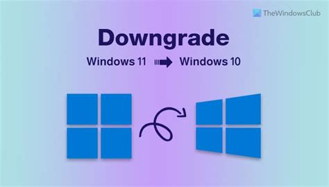 Windows 11 Downgrade To Windows 10