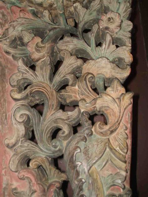 Different areas developed very different traditions so that many items are immediately identifiable as being. Detail from Indonesian Wood Carving | Wood carving ...