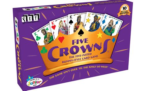 Five Crowns Card Games For Kids Card Games Set Card Game