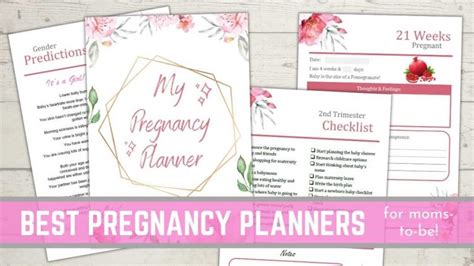 Pregnancy Planner Or Journal Guide To The Best Incl Free