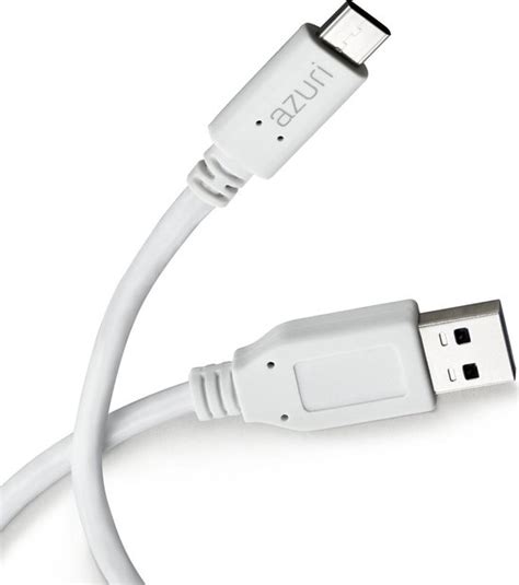 Azuri USB Sync And Charge Cable USB 3 1 To USB Type C Wit Bol Com