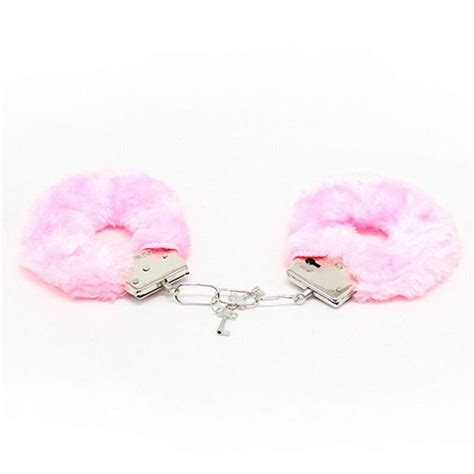 Plush Furry Flurry Restraints Handcuffs Soft Steel Cuffs Stag Hen Party Night Fancy Dress With