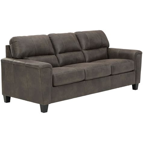 Signature Design By Ashley Navi 9400239 Faux Leather Queen Sofa Sleeper