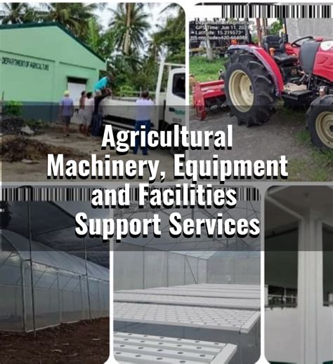 Agricultural Machinery Equipment And Facility Support Services High