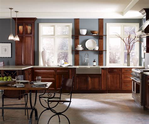 Solid cherry kitchen cabinets are among the most expensive of all kitchen cabinet wood choices. Dark Cherry Kitchen Cabinets - Decora Cabinetry