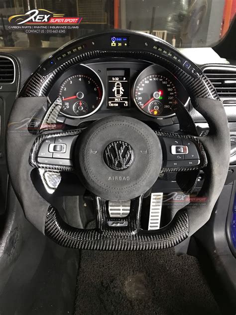 All Volkswagen Retrofit To Mk75 Gti R Led Performance Carbon Steering