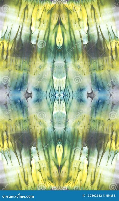 Kaleidoscope Bright Symmetric Background Blue Green White And