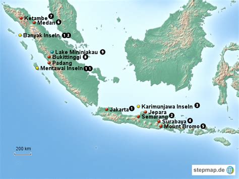 24 Karte Java Sumatra