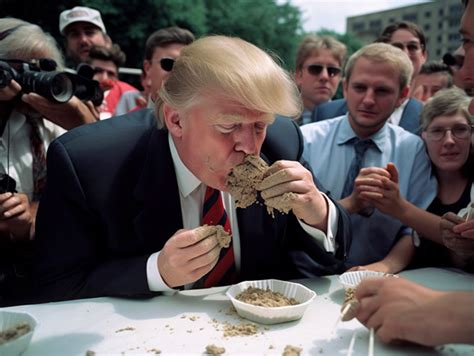 Ai Generated Images Annual Celebrity Concrete Eating Contest