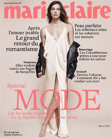 Marie Claire France March 2016 Cover Marie Claire France