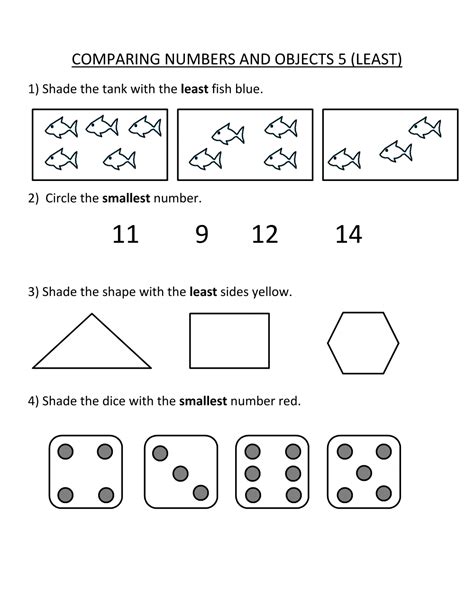 Math Worksheets For 1st Graders Printable