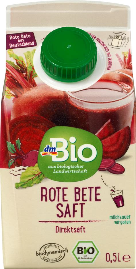 DmBio Saft Rote Bete Saft Demeter 0 5 l dauerhaft günstig online