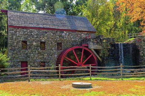 Wayside Inns Grist Mill Photograph By Mike Martin Pixels
