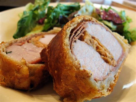 Every year i make several fruitcakes for our family and to be given as a gift to my parents and first husband. Pork Wellington | Alton Brown recipe: Pork Wellington ...