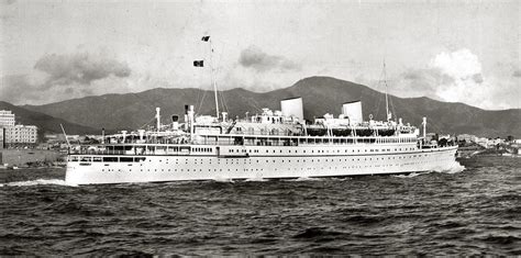 The Italian Liner Victoria The Ship Of The Maharajas Photographed In